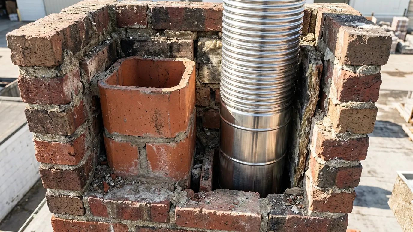 Chimney Liners Explained: Clay, Stainless and Cast-in-Place