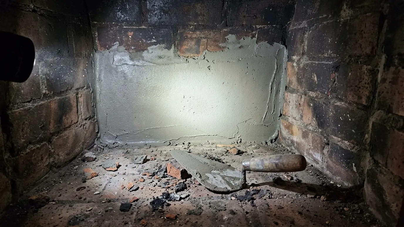 Smoke Chamber Parging in Nashville and Middle Tennessee